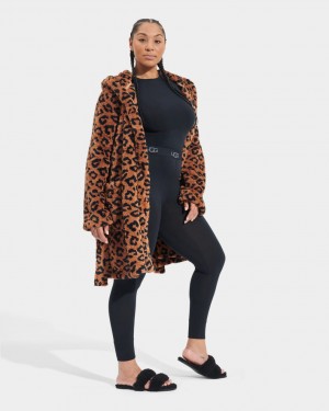 Îmbrăcăminte De Dormit Ugg Aarti Print Dama Leopard | 5034GBKOH