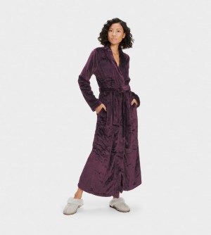 Îmbrăcăminte De Dormit Ugg Marlow Robe Dama Visinii | 3495JCEZT