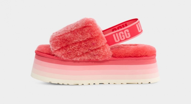 Papuci Ugg Disco Sherpa Corduroy Dama Corai | 8792PUACT