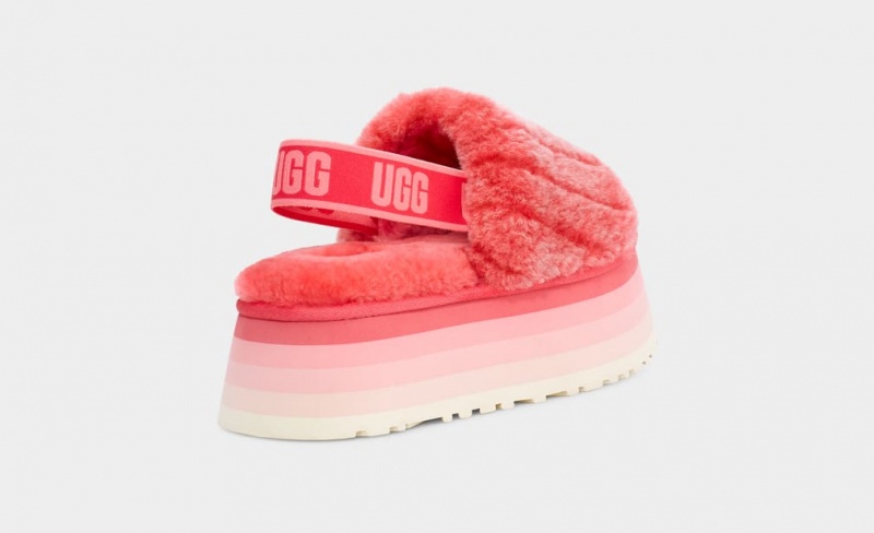 Papuci Ugg Disco Sherpa Corduroy Dama Corai | 8792PUACT